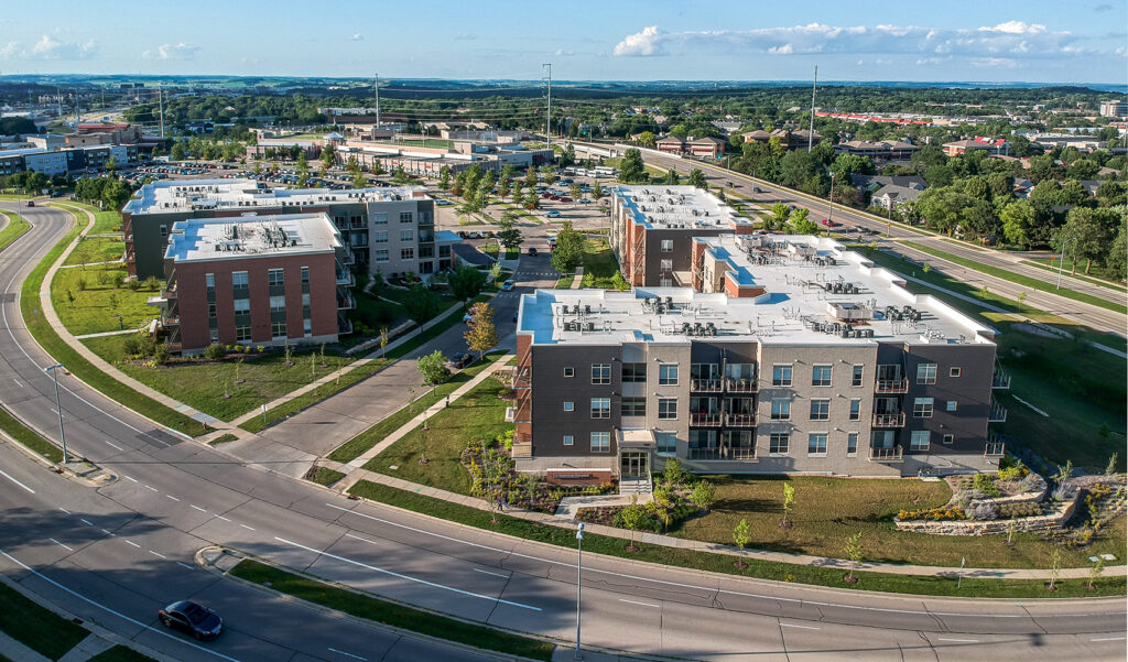 Aerial view of The Reserve at High Point